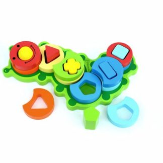 Bloomby Build A Caterpillar Stack And Shape Sorter Set  |  Building Toys Building Toys Building Toys