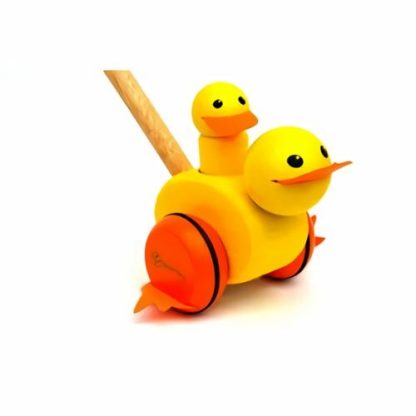 Bloomby Walking Ducky Push And Pull Wooden Toy  |  Environmentally Friendly Toys Early Developmental Toys Early Developmental Toys