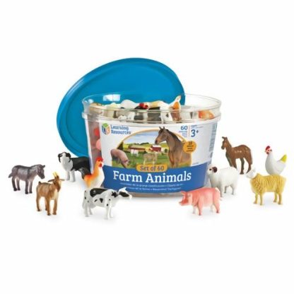 Farm Animal Counters Set Of 60  |  Educational Toys Animals And Plush Toys Animals And Plush Toys