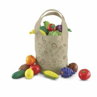 Fresh Picked Fruit & Veggie Tote  |  Educational Toys Dress Up And Pretend Play Dress Up And Pretend Play