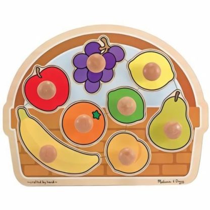 Fruit Basket Jumbo Knob Puzzle  |  Educational Toys Early Developmental Toys Early Developmental Toys