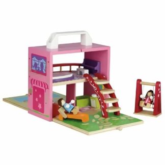 Portable Dollhouse Set  |  Early Developmental Toys Building Toys Building Toys