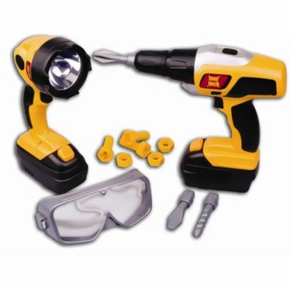 Power Drill And Work Light Set  |  Building Toys Building Toys Building Toys