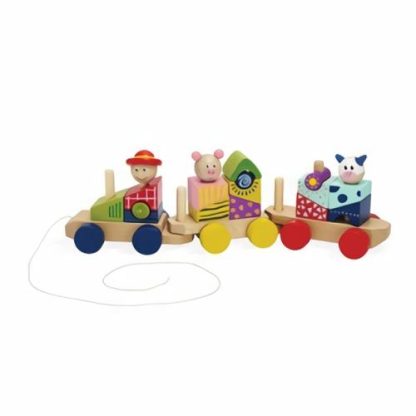 Stack And Pull Train  |  Educational Toys Early Developmental Toys Early Developmental Toys