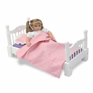 Wooden Doll Bed  |  Educational Toys Dolls And Accessories Dolls And Accessories