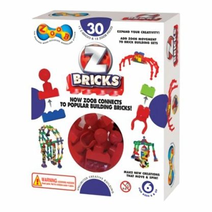 Zoob Z Bricks – 30 Piece  |  Early Developmental Toys Building Toys Building Toys